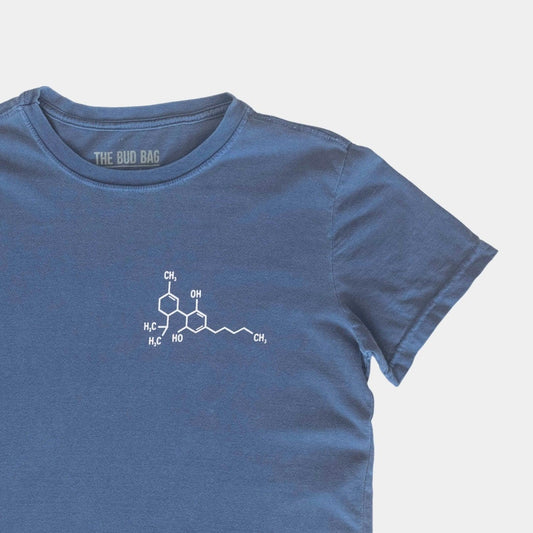 Camiseta Molécula Azul - The Bud Bag - Camiseta