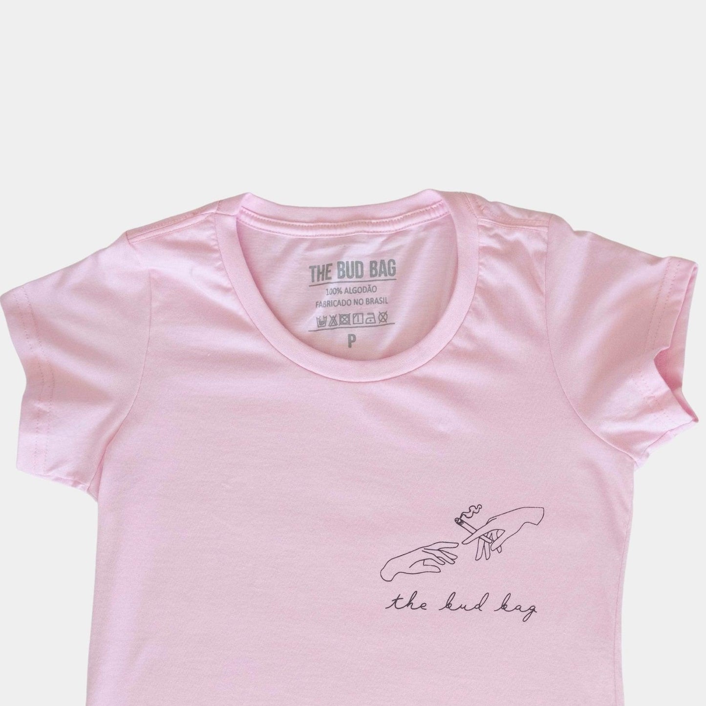Baby Long Passa a Bola Rosa - The Bud Bag - Camiseta