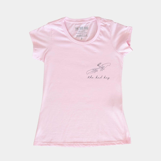 Baby Long Passa a Bola Rosa - The Bud Bag -  Camiseta